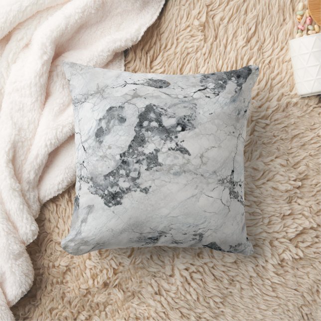 White Stone Textures Design Series 5 Cushion (Blanket)