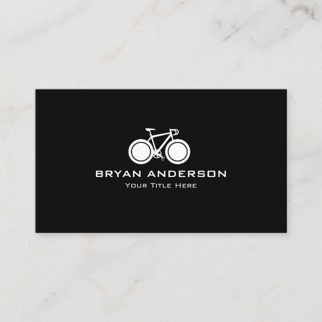 White Street Bicycle Business Card (Front)