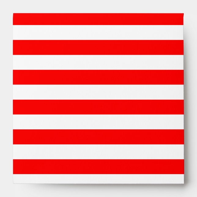 White Striped Envelope (Front)