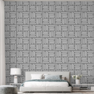 White stripes and grey background wallpaper