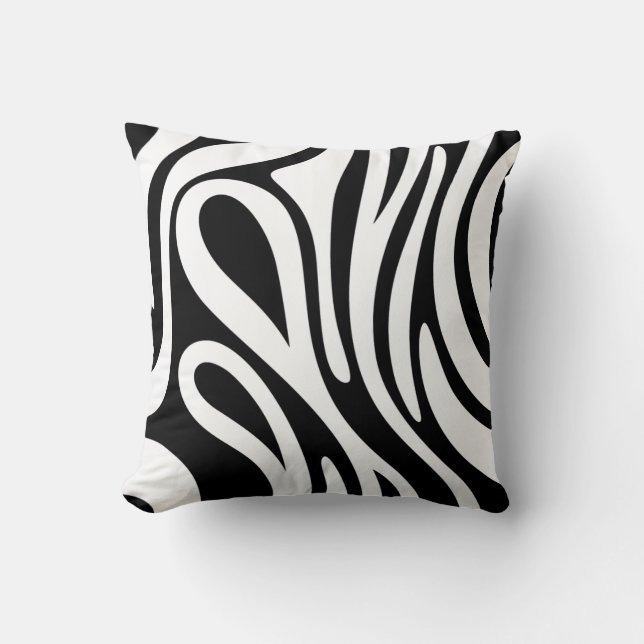 White Stripes Cushion (Front)