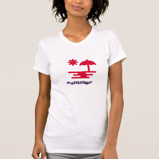 White Summer t shirts for women