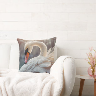 *~* White Swan Art Nouveau SC1 Tranquil Cushion