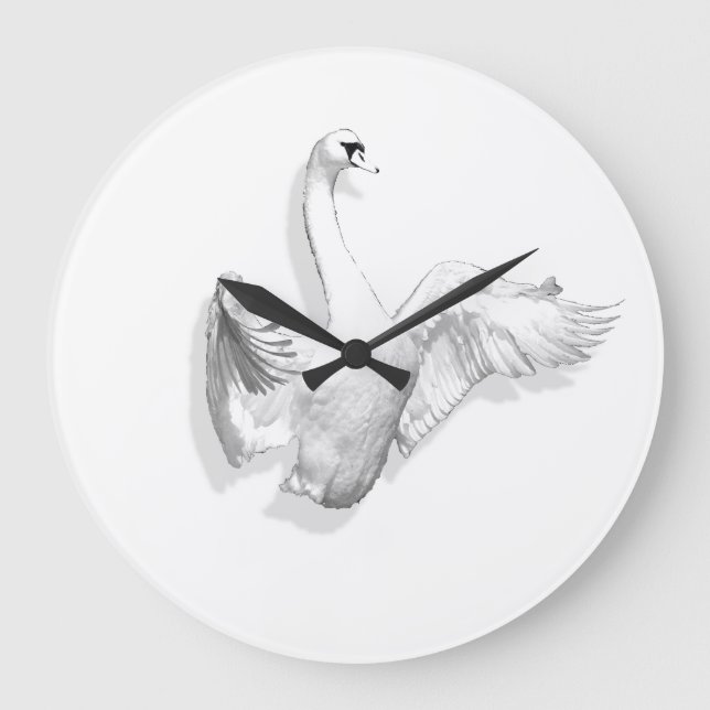 White Swan - clock (Front)
