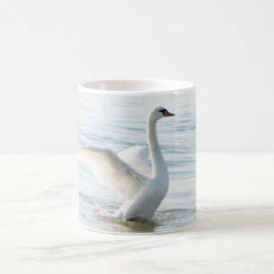 White swan Cygnus Coffee Mug