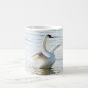 White swan Cygnus Coffee Mug
