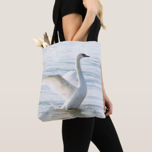 White swan Cygnus Tote Bag