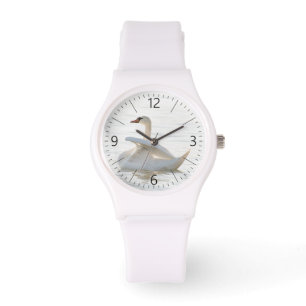 White swan Cygnus Watch