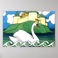 White Swan from the Tale of Tsar Saltan
