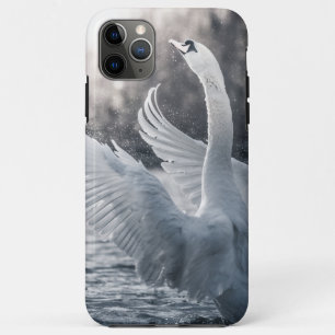 White Swan Nature Photo iPhone 11 Pro Max Case