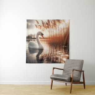 White Swan Tapestry