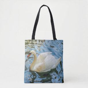White swan Tote Bag