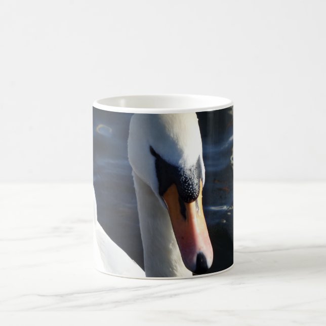 White Swan White Coffee Mug (Center)