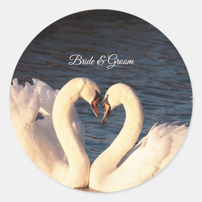White Swans Sticker (Front)