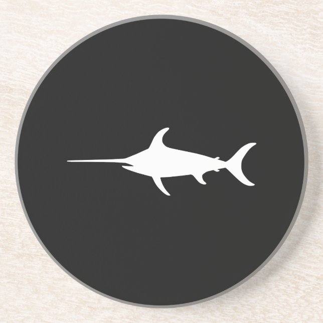 White Swordfish Coaster (Front)