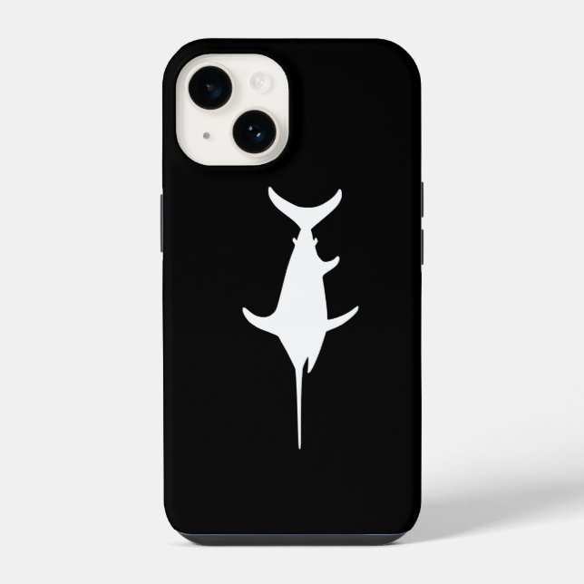 White Swordfish iPhone Case (Back)