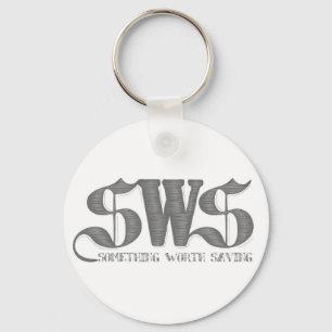 White SwS Keychain