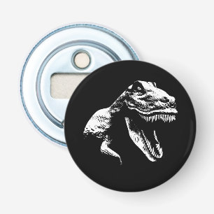 White T Rex Bottle Opener