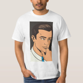 White T-shirt for man