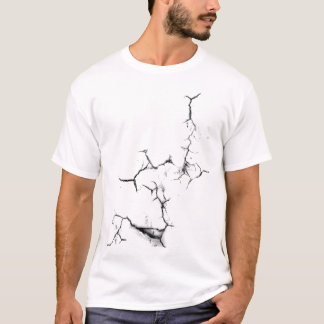 white t-shirt with black spot design