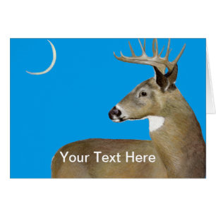 White Tail Buck Greeting Card