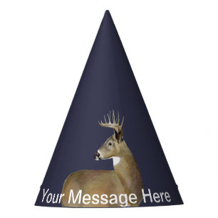 White Tail Buck Party Hat