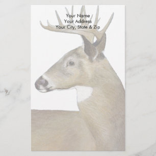 White Tail Buck Stationery
