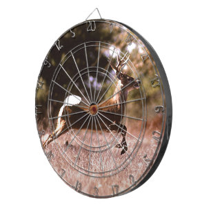 White-Tail Deer Running Dartboard