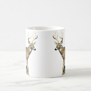 White Tailed Deer Buck Coffee Mug