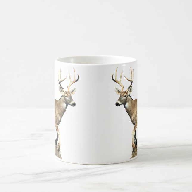 White Tailed Deer Buck Coffee Mug (Center)