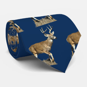White Tailed Deer Buck Neck Tie
