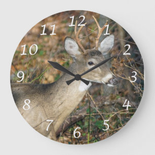 White-Tailed Deer Buck Wall Clock