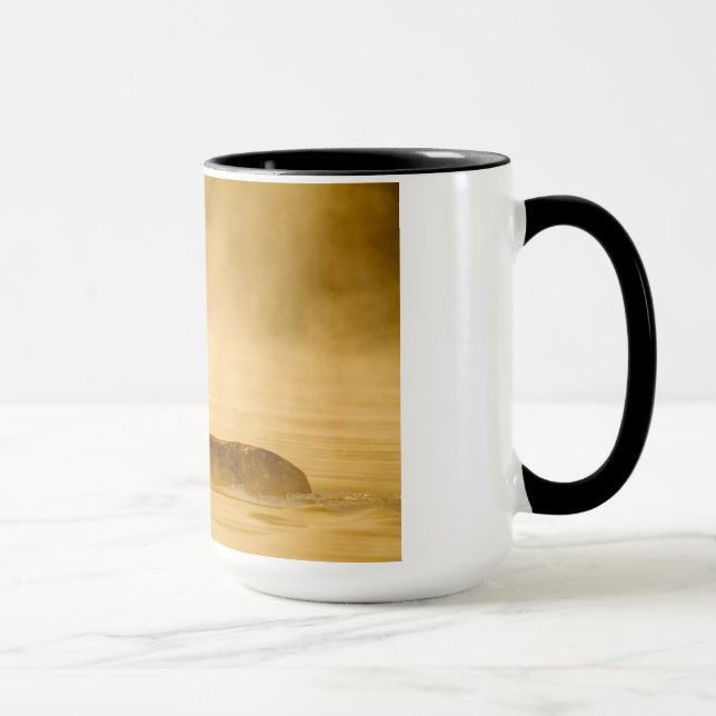 White-tailed Deer Crossing Lake Mug (Right)