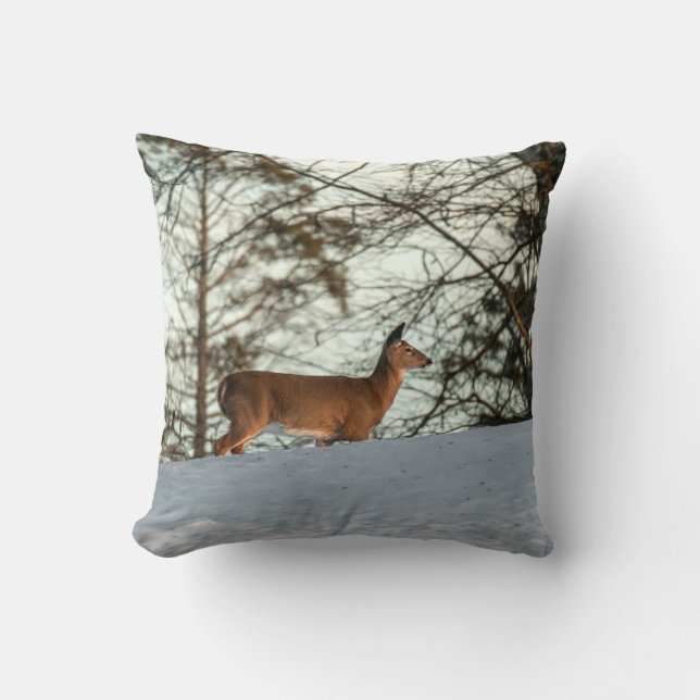 White Tailed Deer Cushion (Front)