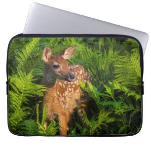 White-tailed Deer Fawn   Minnesota Laptop Sleeve