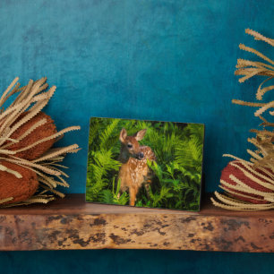 White-tailed Deer Fawn   Minnesota Plaque