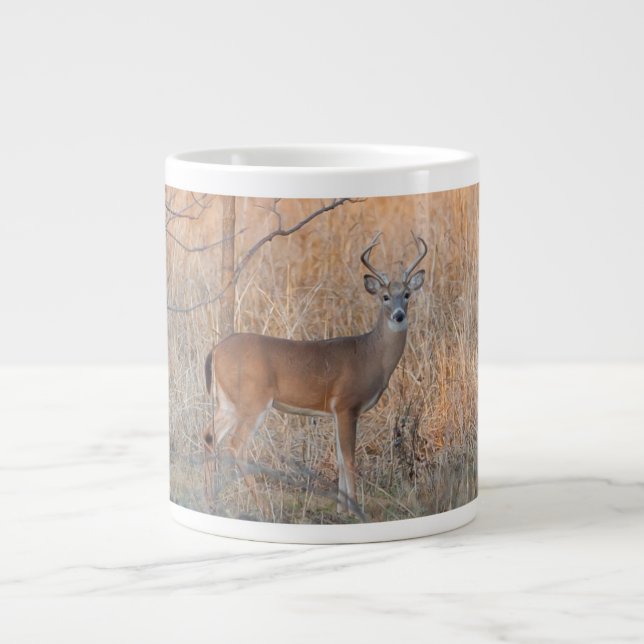 White tailed deer JUMBO mug (Front)