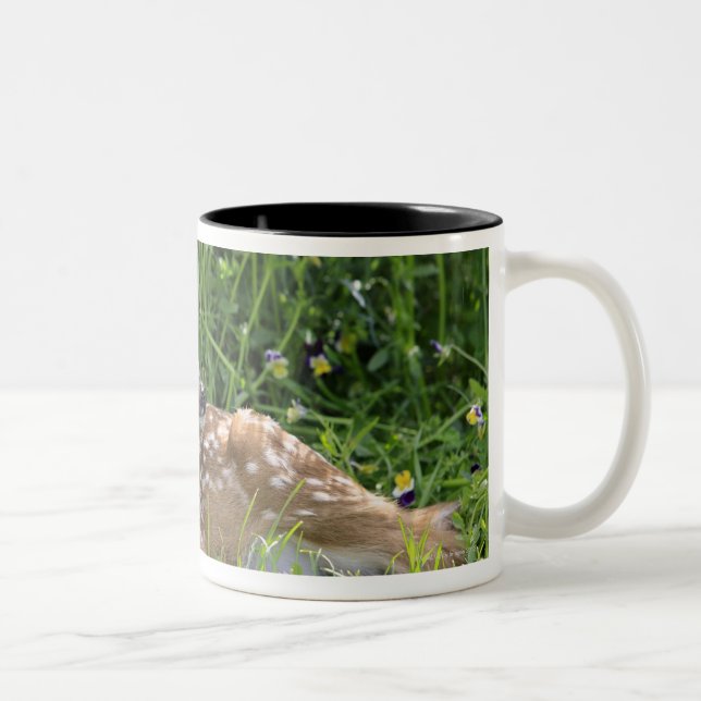 White-tailed deer (Odocoileus virginianus) Two-Tone Coffee Mug (Right)