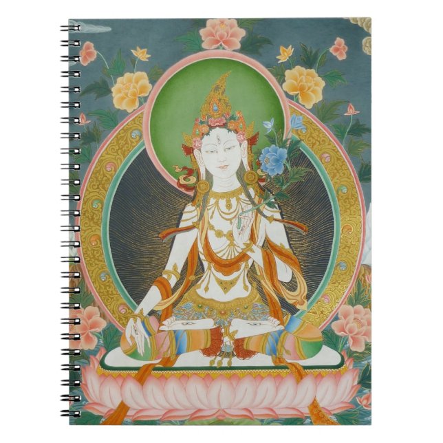 White Tara Notebook (Front)
