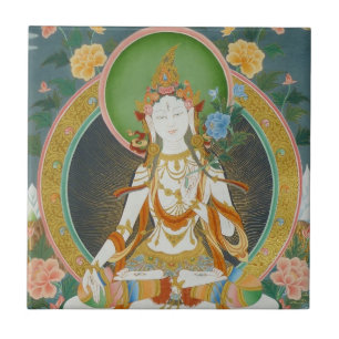 White Tara Tile