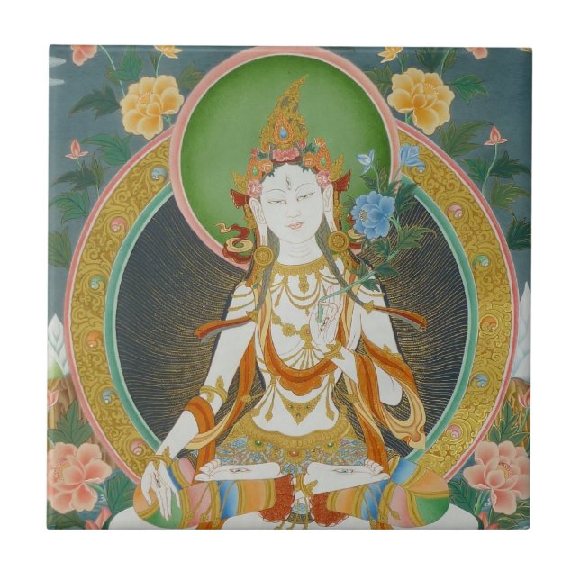 White Tara Tile (Front)