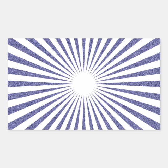 White Target - Rectangular Sticker (Front)
