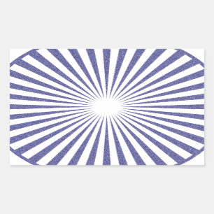 White Target - Rectangular Sticker
