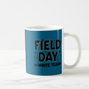 White team field day color game competition men coffee mug