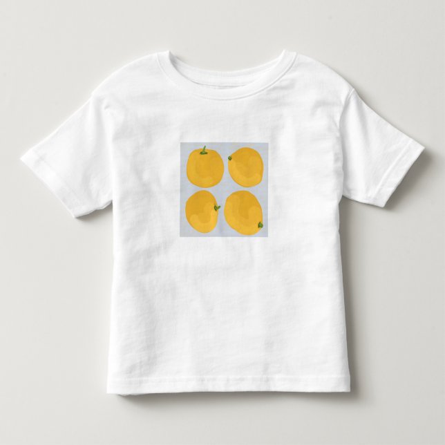 White Tee with Oranges  (Front)