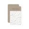 WHITE TERRAZZO TEXTURE KRAFT EARRING DISPLAY LOGO