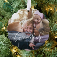 White Text | Grandkids Make Life Grand Photo