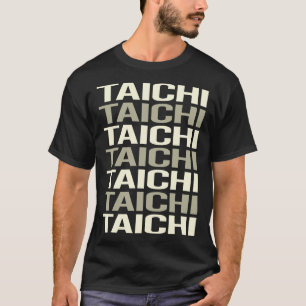 White Text Tai Chi T-Shirt