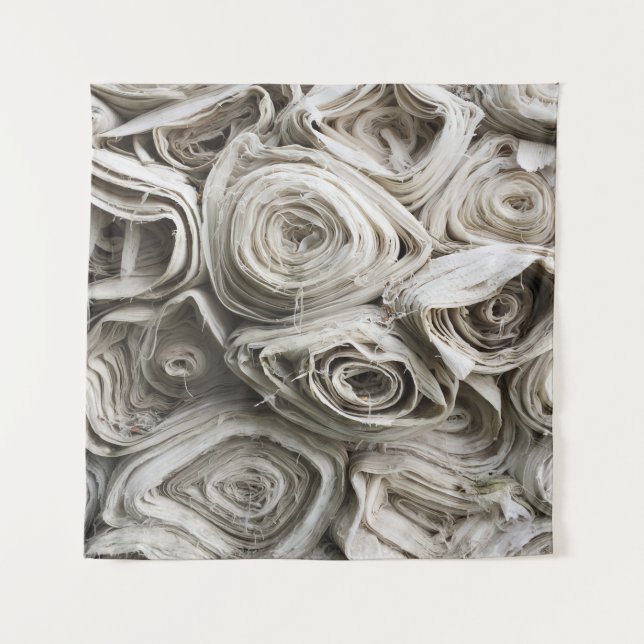 White textile lot tapestry (Front)