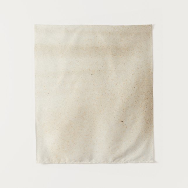 White textile with black shadow tapestry (Front)